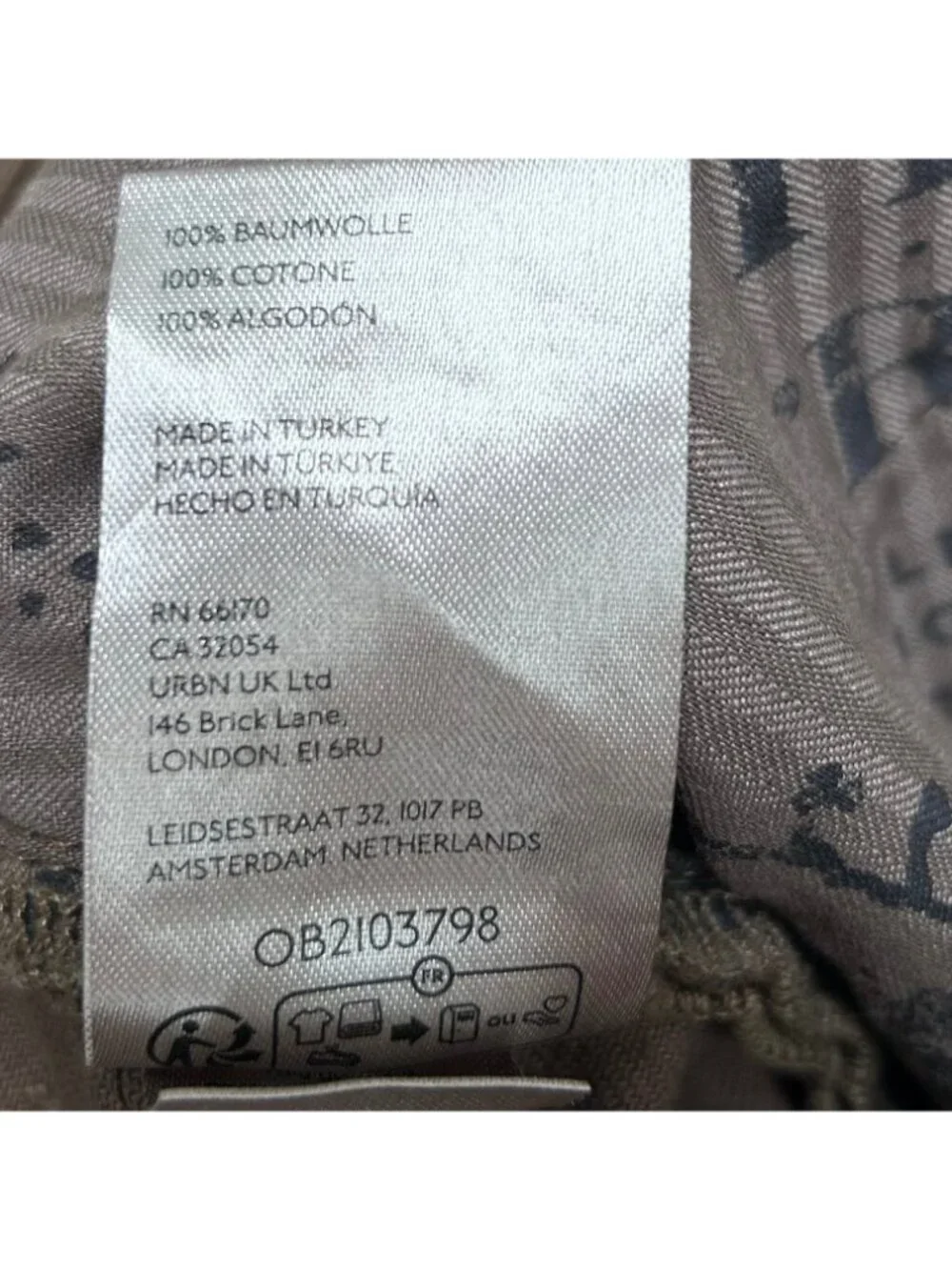 Free People We The Free Tinsley Baggy High Rise Straight Leg 25 Brown